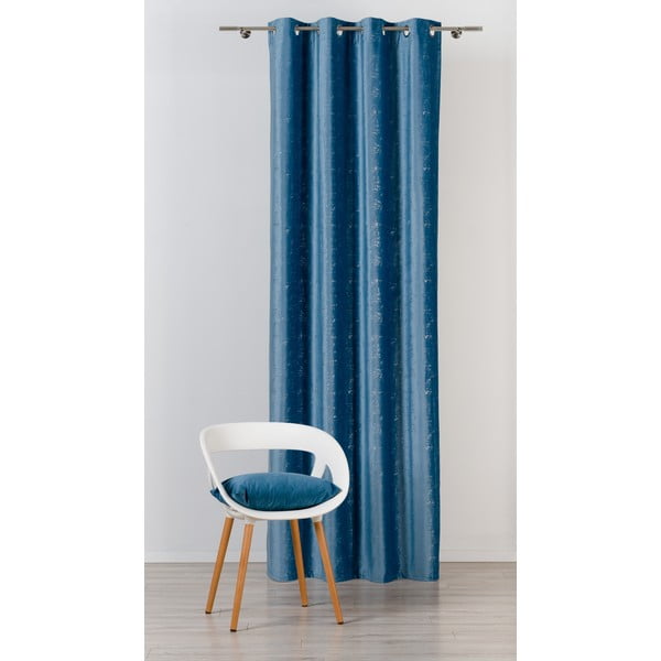 Modrý záves 140x260 cm Scento – Mendola Fabrics-image-2