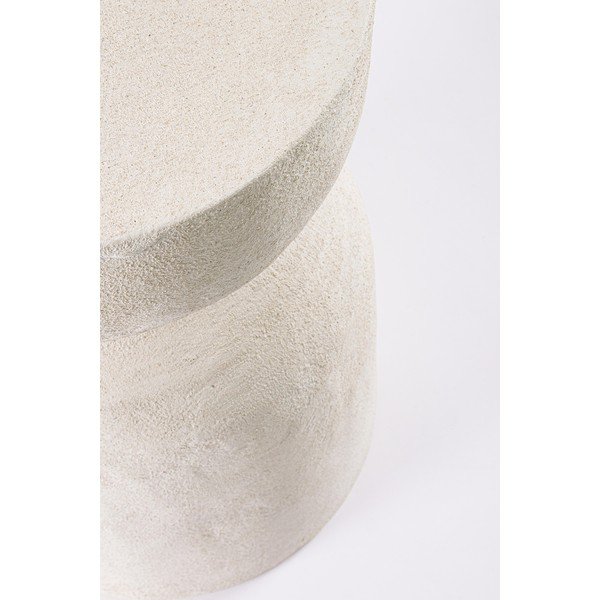 Okrúhly odkladací stolík z polyresínu ø 31 cm Albin – Bizzotto-image-1