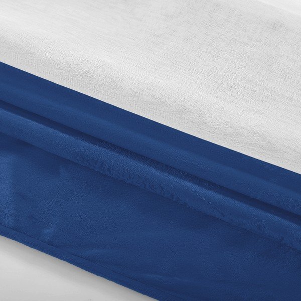 Bielo-modrý záves AmeliaHome Irvelette Eyelets, 140 x 270 cm-image-1