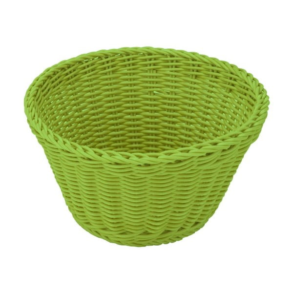 Zelený stolový košík Saleen, ø 18 cm