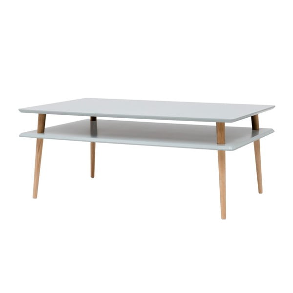 Svetlosivý konferenčný stolík Ragaba KORO