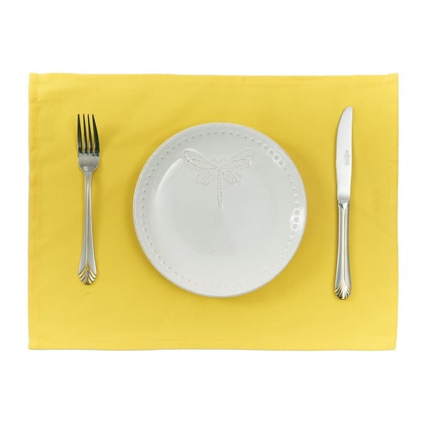 Sada 2 žltých prestieraní Mike & Co. NEW YORK Simply Yellow, 33 × 45 cm