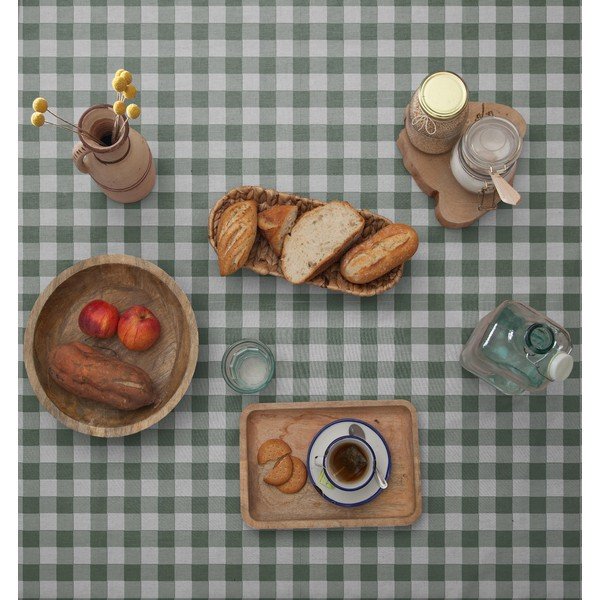 Obrus ​​Really Nice Things Green Vichy, 140 x 200 cm-image-2