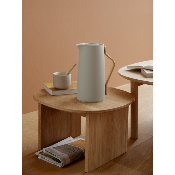 Béžová termokanvica z nehrdzavejúcej ocele 1,2 l Emma – Stelton-image-1