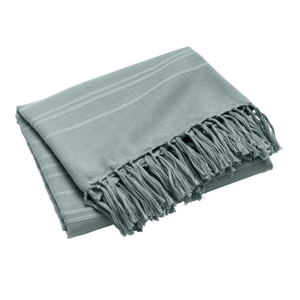 E-shop Zelený bavlnený pléd 125x150 cm Lilia – douceur d'intérieur