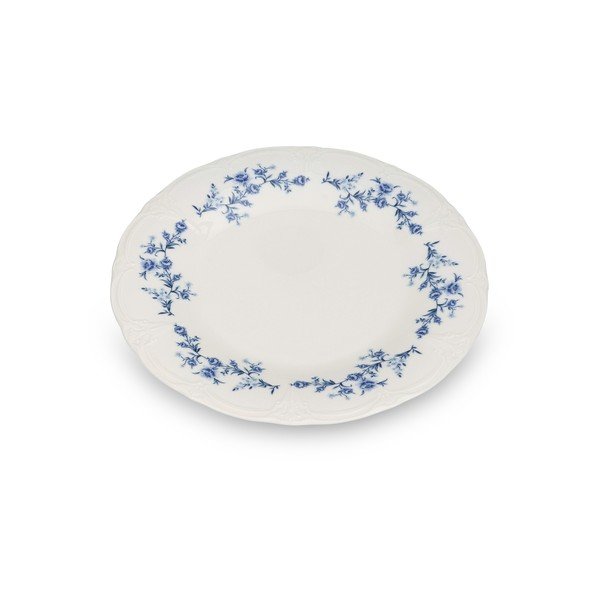 Biely/modrý porcelánový tanier ø 27,5 cm Retro – BonBistro-image-3