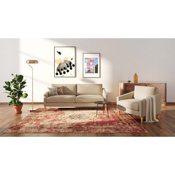 Béžová pohovka 200 cm Karoto – Ame Yens-image-3