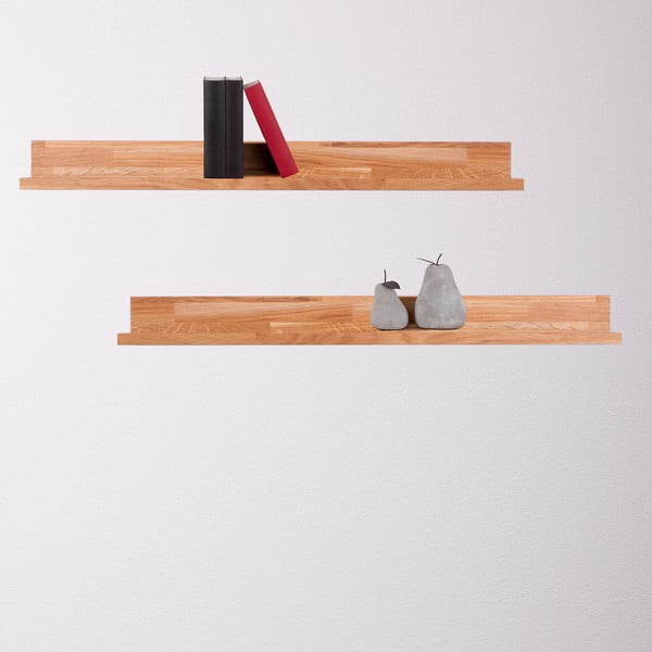 Police na obrázky z dubového dreva v prírodnej farbe 80 cm Kalle – Interia Home & Living-image-1