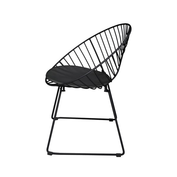 Súprava 2 černých záhradných stoličiek Bonami Selection Coco-image-3