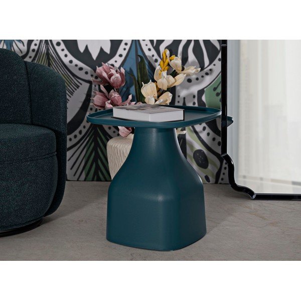 Plastový okrúhly odkladací stolík ø 48 cm Gea – Mauro Ferretti-image-1