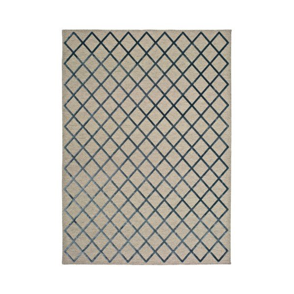 Koberec s podielom vlny Universal Isabella Azul, 67 × 105 cm-image-1