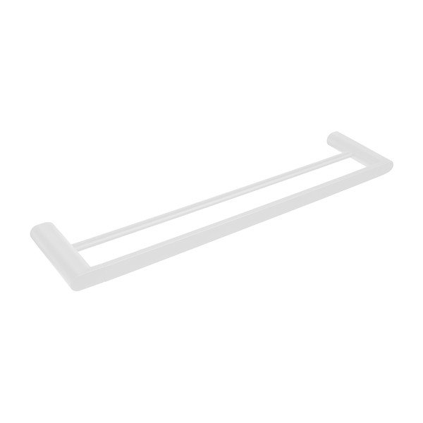 Biely nástenný mosadzný držiak na uteráky Flori – Sapho