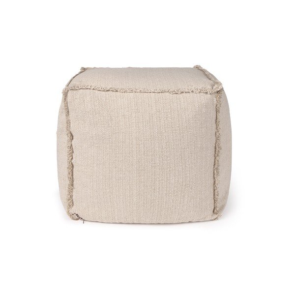 Krémový sedací vak Handloom – Lorena Canals