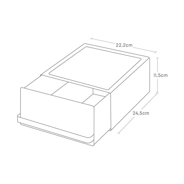Biela škatuľka na čaj Tower – YAMAZAKI-image-4