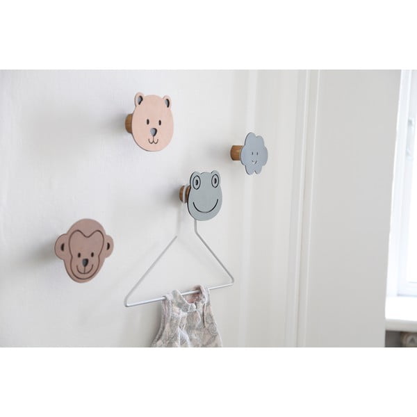 Sivozelený nástenný oceľový háčik Frog Dot Nupo – LIND DNA-image-2