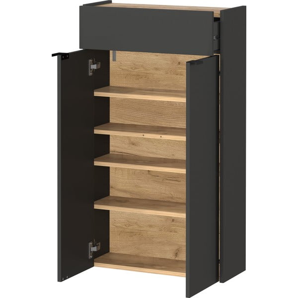 Antracitovosivá/v prírodnej farbe predsieňová zostava Ameca – Germania-image-1