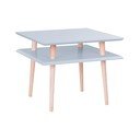 Svetlosivý konferenčný stolík Ragaba Square, 55 × 55 cm