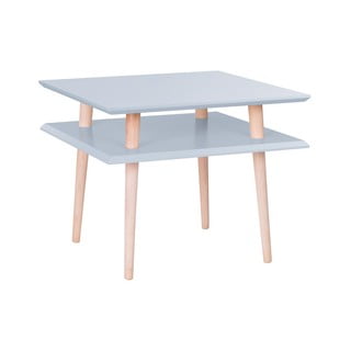 Svetlosivý konferenčný stolík Ragaba Square, 55 × 55 cm
