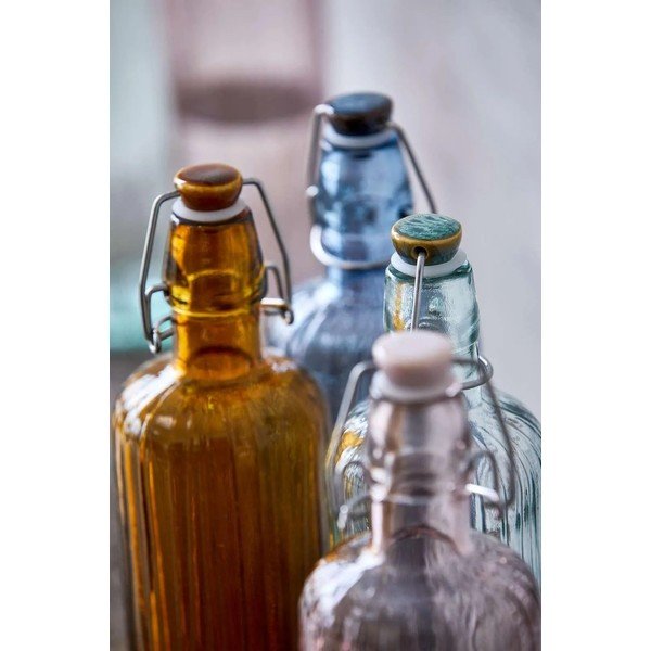 Ružová sklenená fľaša na vodu Bitz Kusintha, 750 ml-image-2