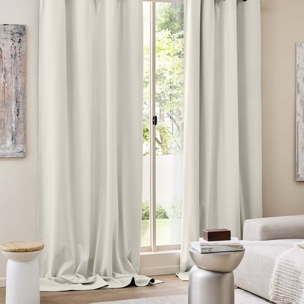 Béžový menčestrový termo záves 140x260 cm Madison – douceur d'intérieur-image-3