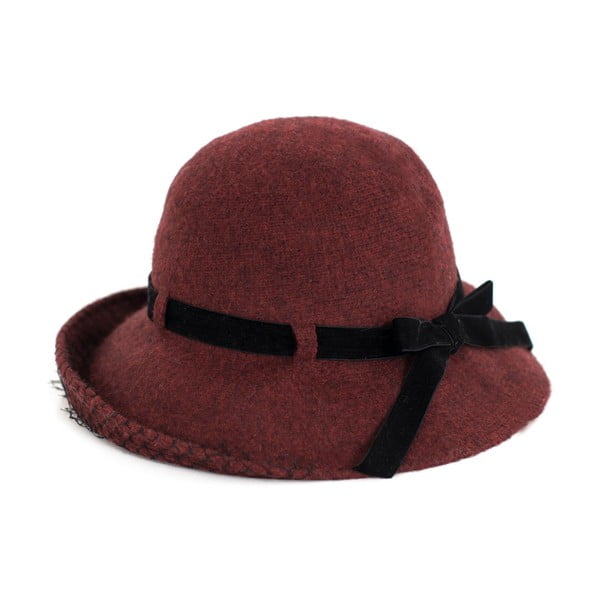 Tmavovínový klobúk Berliner