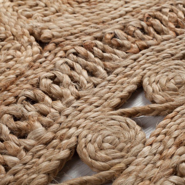 Jutový okrúhly koberec v prírodnej farbe ø 150 cm Eden - Flair Rugs-image-2