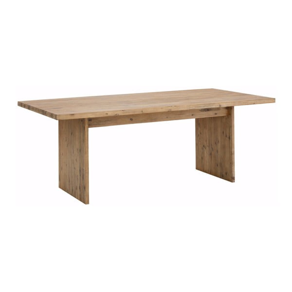 Hnedý jedálenský stôl z masívneho akáciového dreva Støraa Lai, 90 x 160 cm