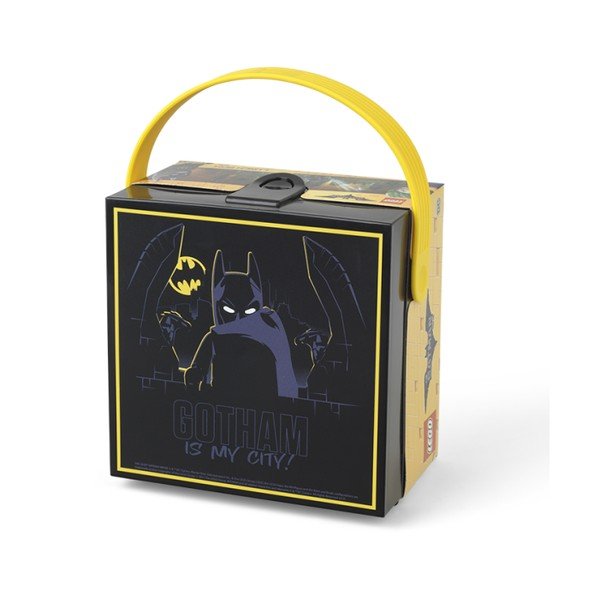 Čierny úložný box s rukoväťou LEGO® Batman