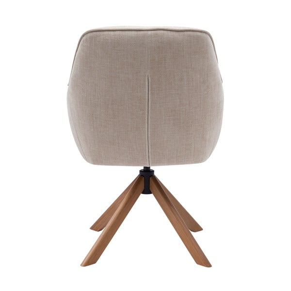 Krémovobiele čalúnené jedálenské kreslá v súprave 2 ks Avola – Unique Furniture-image-2