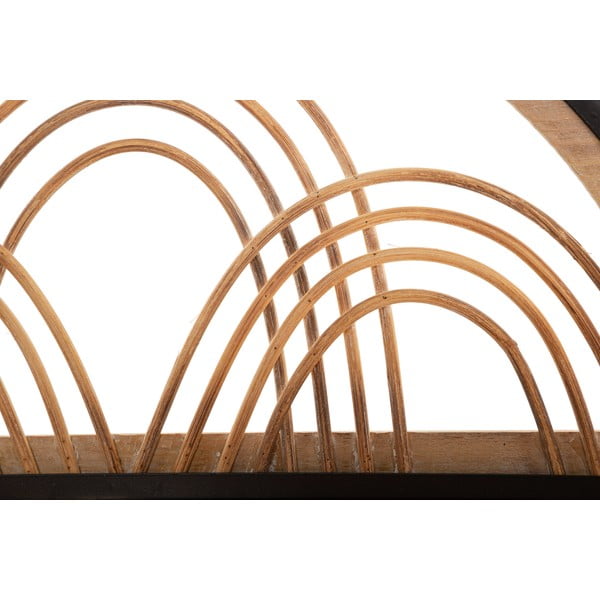 Kovový nástenný vešiak s poličkou v čierno-prírodnej farbe Oporto - Mauro Ferretti-image-4