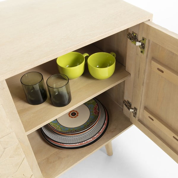 Komoda z mangového a akáciového dreva Kave Home Sakoi, 162 × 75 cm-image-4