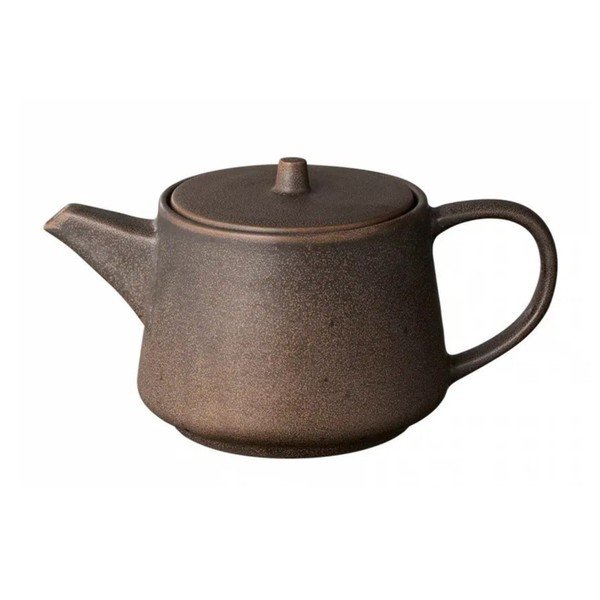 Tmavohnedá keramická kanvica na čaj 1 l Kumi – Blomus