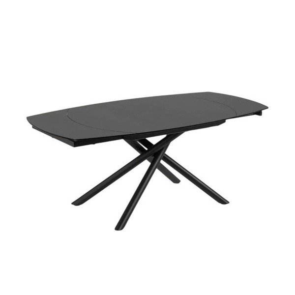 Rozkladací jedálenský stôl s prídavnou doskou s keramickou doskou 100x130 cm Yodalia – Kave Home-image-2