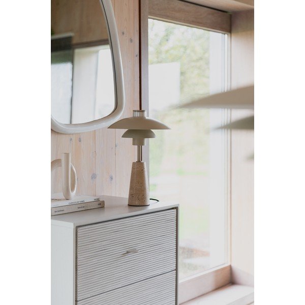 Béžová LED stmievateľná stolová lampa (výška 37 cm) Cole – Zuiver-image-3