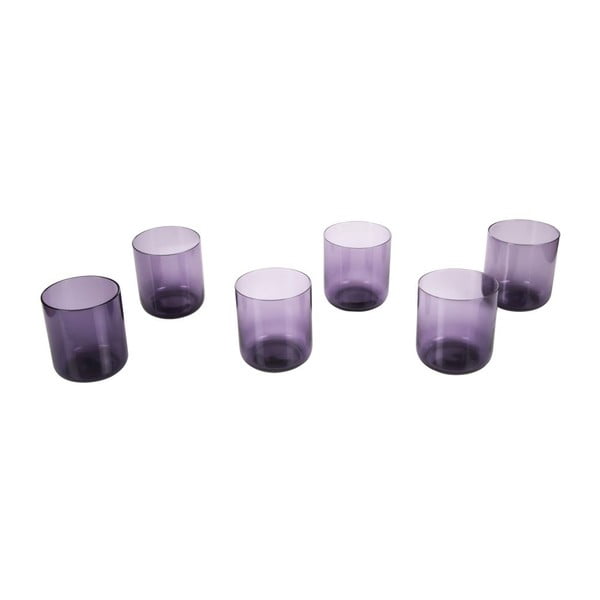 Sada 6 pohárov Venice Purple