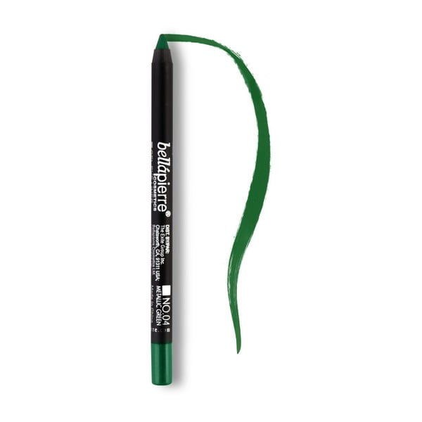 Vodeodolná hypoalergénna ceruzka na oči Bellapierre Metallic Green