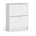 Biela výklopná skrinka na topánky Shoes – Tvilum