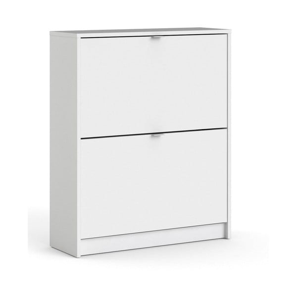 Biela výklopná skrinka na topánky Shoes – Tvilum