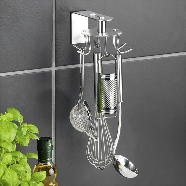 Samodržiaci kuchynský organizér z nerezovej ocele - Maximex-image-2