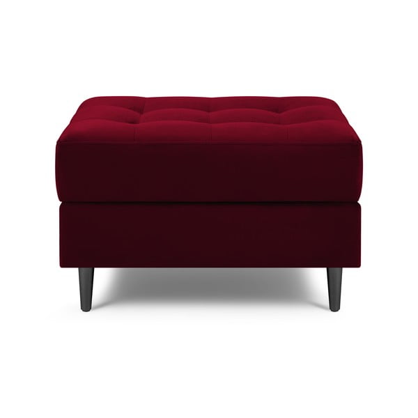 Červená zamatová podnožka Milo Casa Santo-image-3