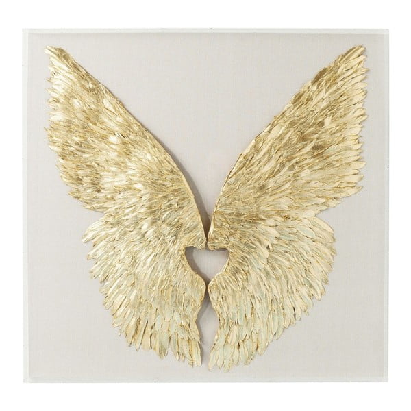 Nástenná dekorácia Kare Design Wings, 120 × 120 cm