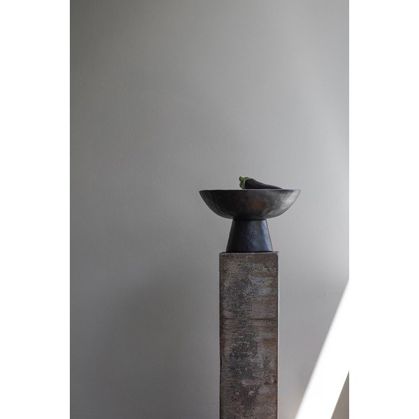 Čierna/slonovinová kameninová misa ø 31,5 cm By Hand  – Mette Ditmer Denmark-image-4