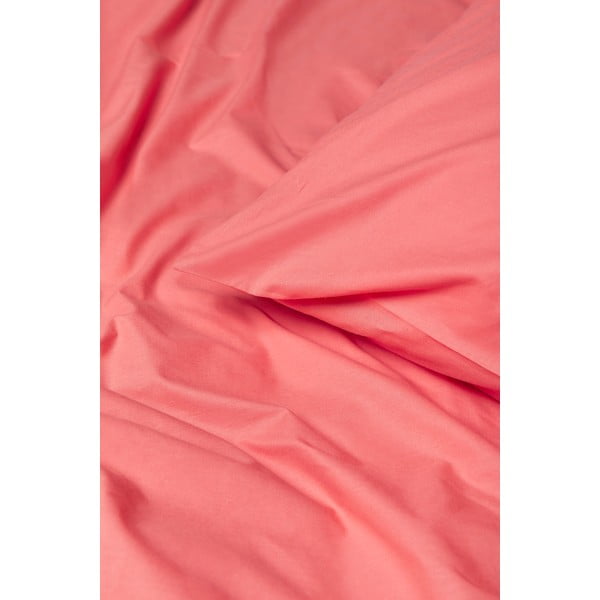 Korálovoružové bavlnené obliečky na dvojlôžko Bonami Selection, 200 x 220 cm-image-1