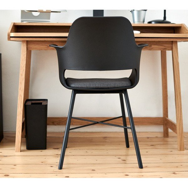 Čierna jedálenská stolička Unique Furniture Wrestler-image-1