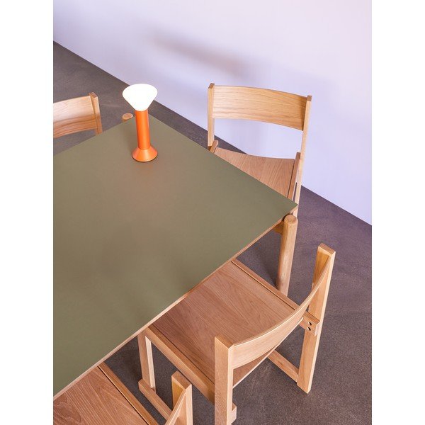 Jedálenský stôl z dubového dreva 107x190 cm Oblique – Hübsch-image-1