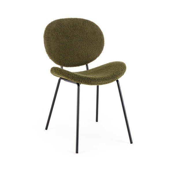 Khaki čalúnená jedálenská stolička Maddie – Yes Everyday