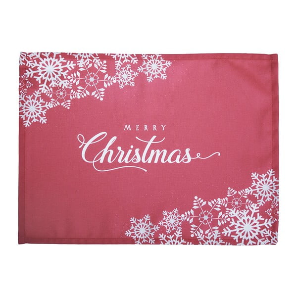 Sada 2 červených prestieraní s vianočným motívom Mike & Co. NEW YORK Honey Merry Christmas, 33 × 45 cm