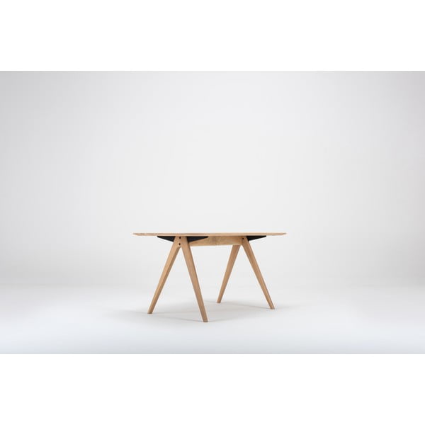 Jedálenský stôl z dubového dreva Gazzda Ava, 140 x 90 cm-image-4