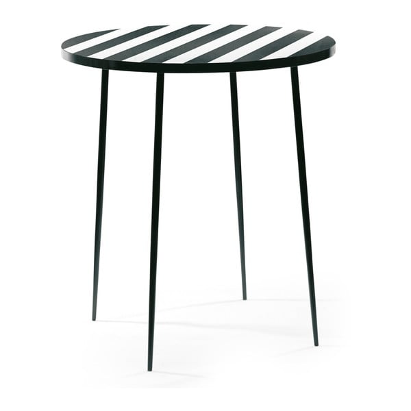 Odkladací stolík Miss Étoile Stripes, 75 cm