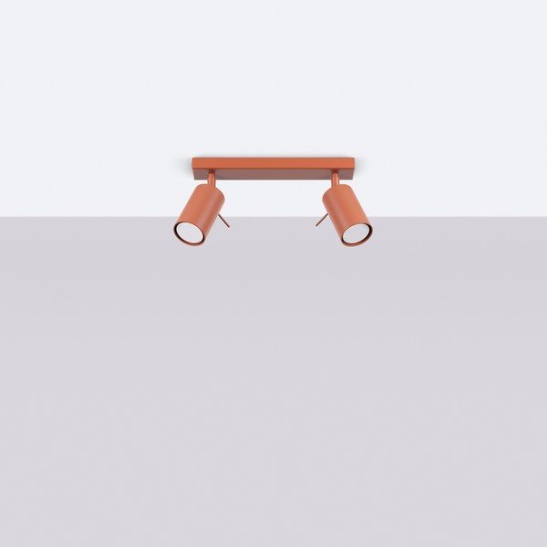 Bodové svietidlo v tehlovej farbe 6x30 cm Etna – Sollux-image-3